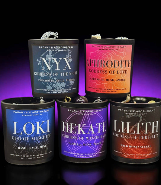 Deity Crystal Candles