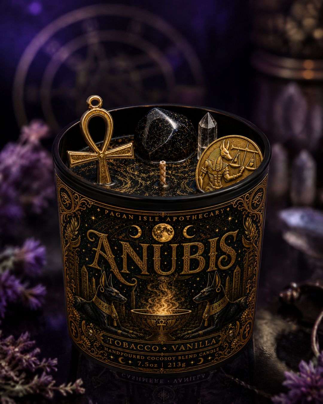 Anubis Deity Candle