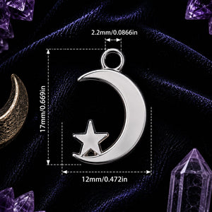 Moon & Star Charm