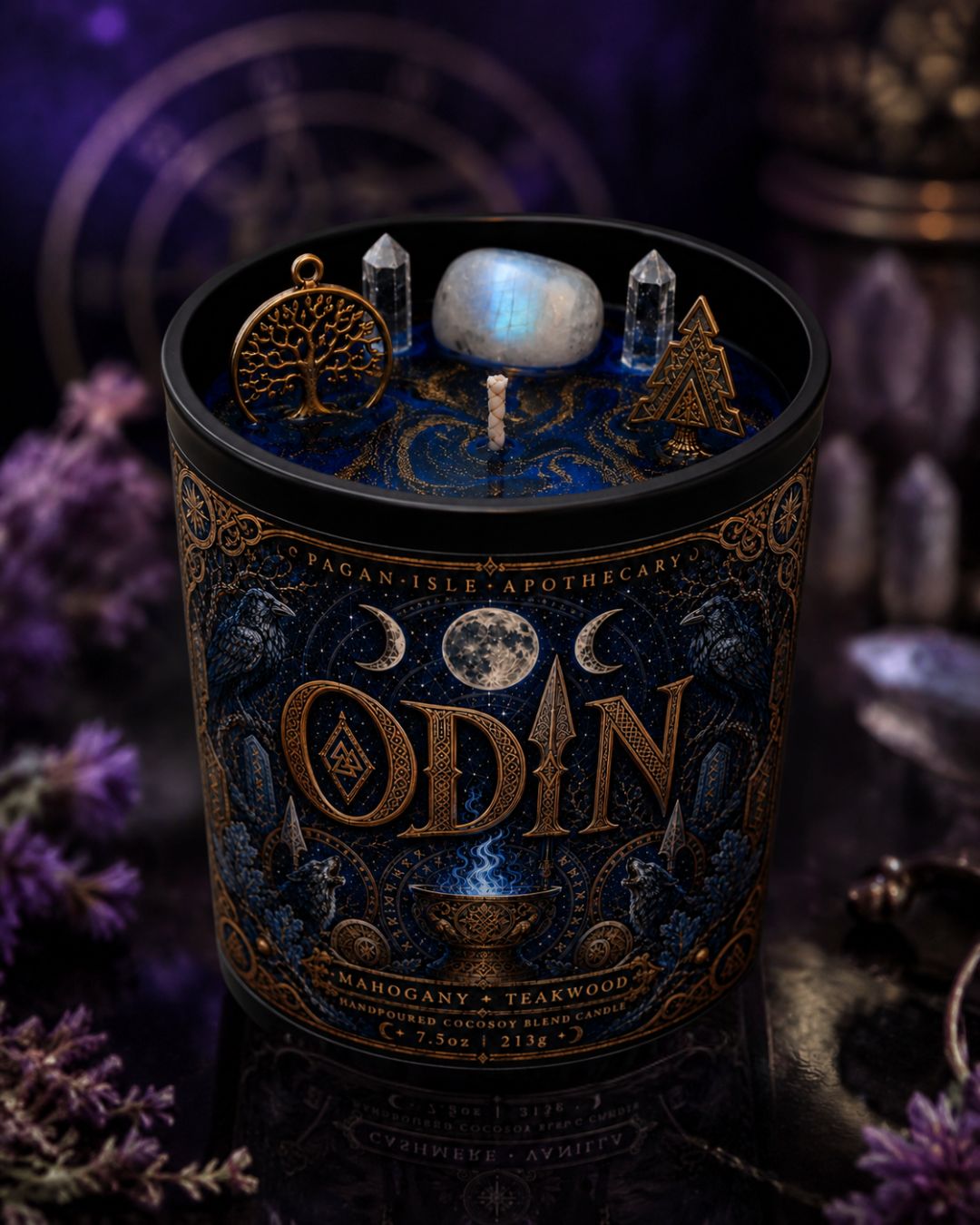 Odin Deity Candle
