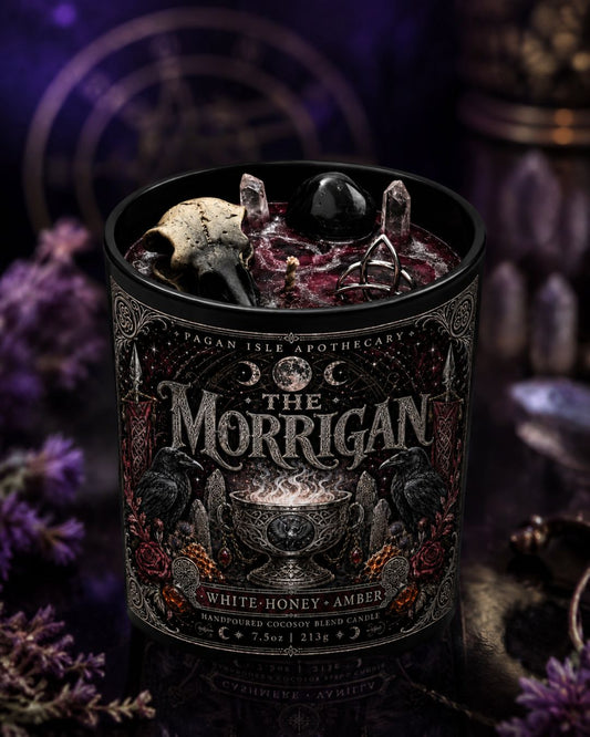 The Morrigan Deity Candle