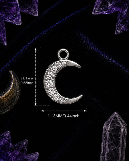 Crystal Crescent Charm