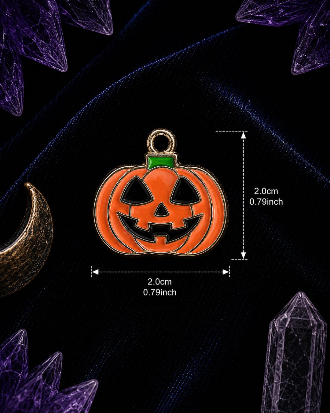 Jack-O'-Lantern Charm