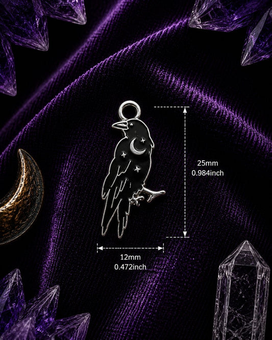 Mystic Raven Charm