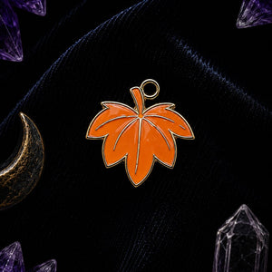 Autumn Leaf Charm
