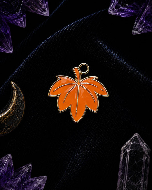 Autumn Leaf Charm