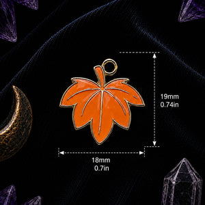 Autumn Leaf Charm