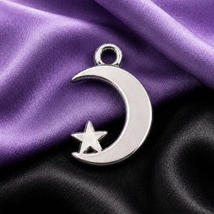 Moon & Star Charm