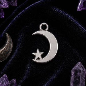 Moon & Star Charm