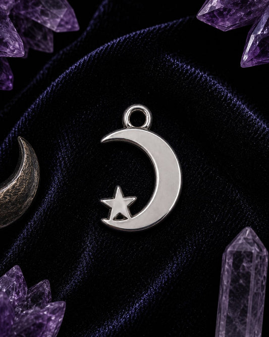 Moon & Star Charm