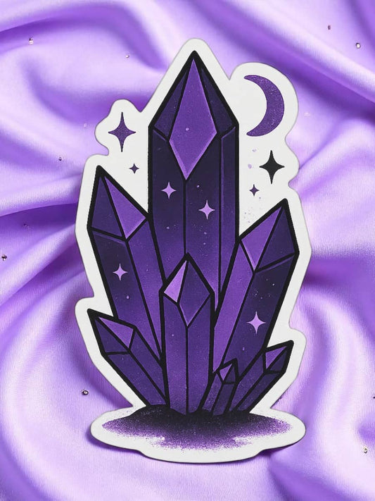 Amethyst Dream Cluster Sticker