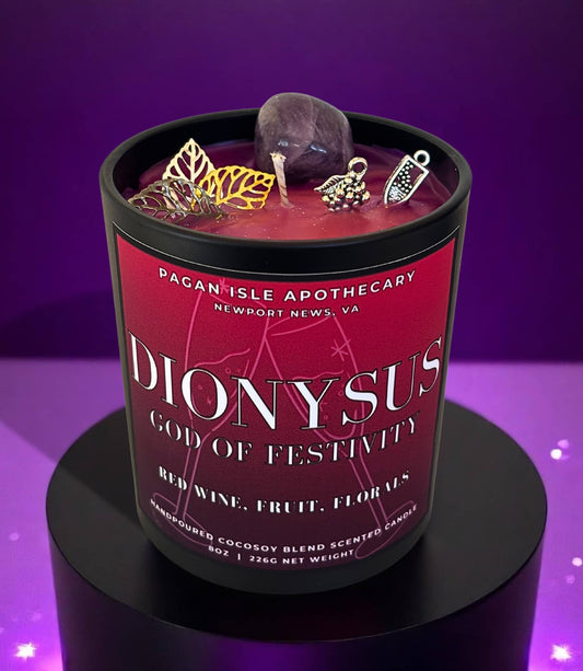 Dionysus Crystal Candle