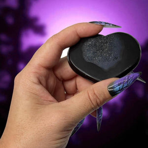 Druzy Heart Handheld