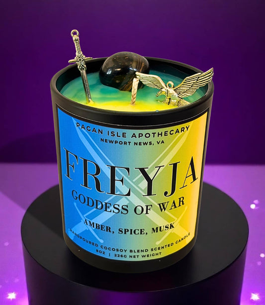 Freyja Crystal Candle