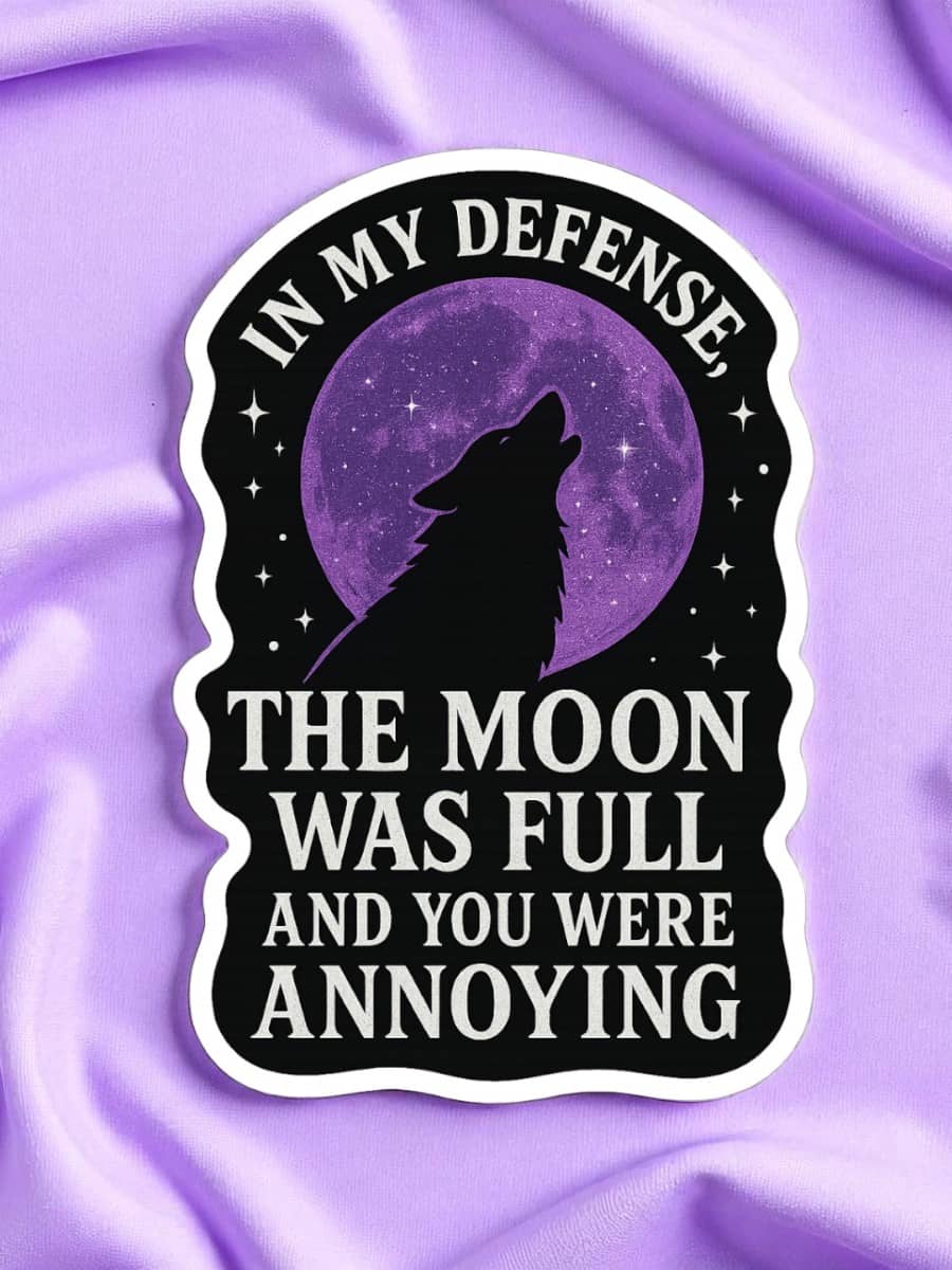 In My Defence Sticker