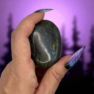 Labradorite Palm Stone Handheld