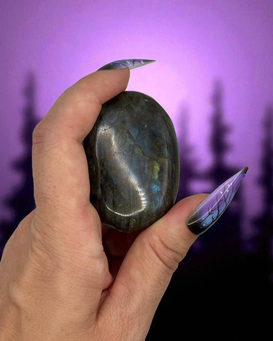 Labradorite Palm Stone Handheld