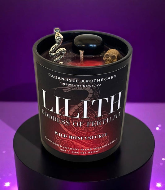 Lilith Crystal Candle