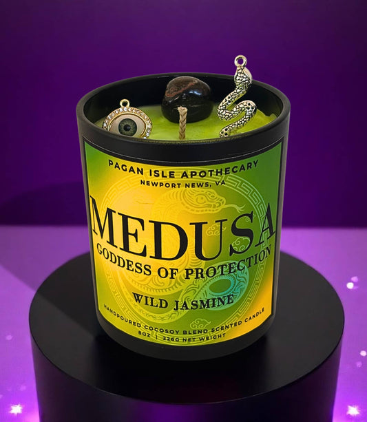Medusa Crystal Candle