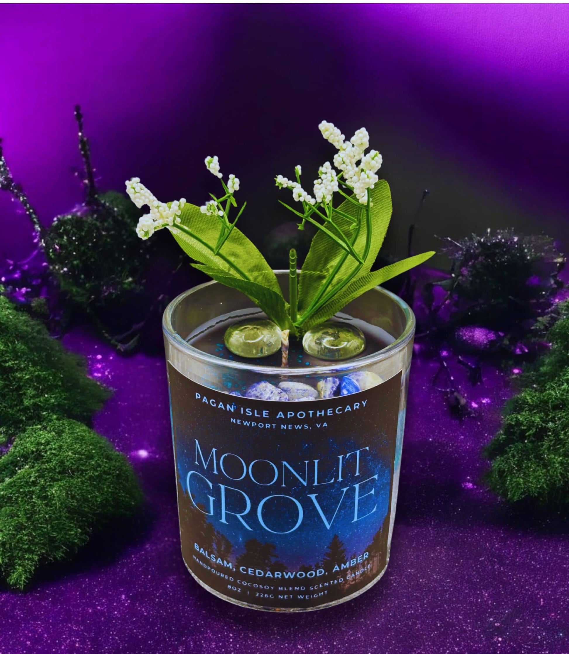 Moonlit Grove Magical Forest Candle