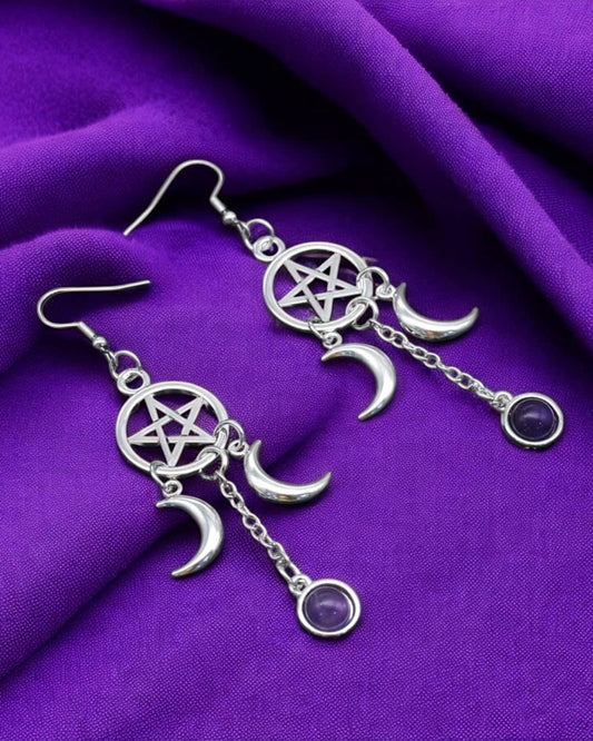 Pentagram Earrings