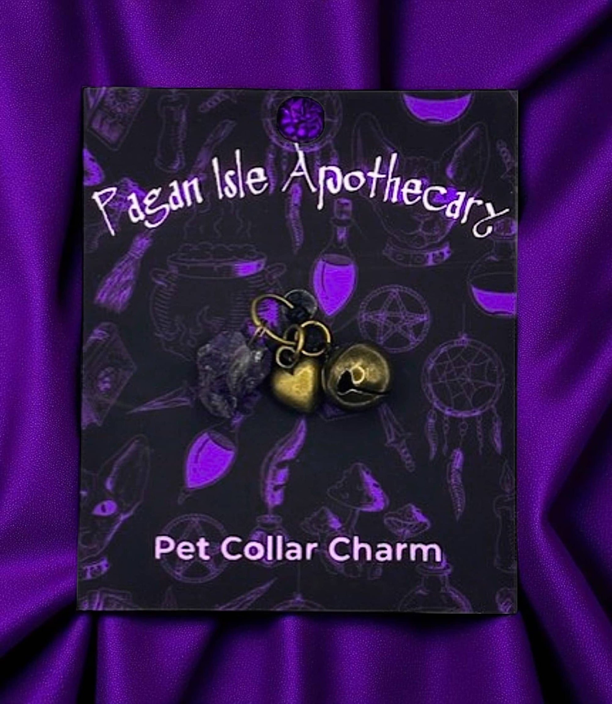 Solid Heart Collar Charm
