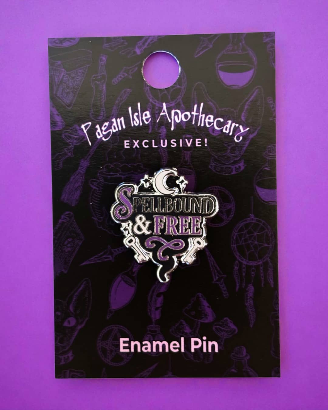 Spellbound & Free Enamel Pin