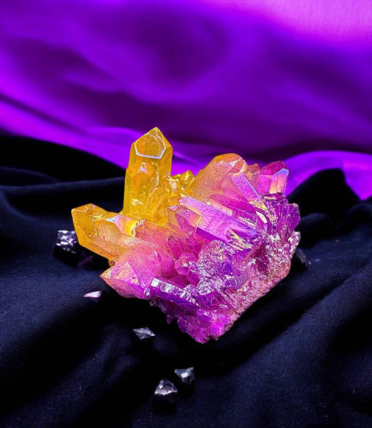 Sunset Sura Quartz Cluster